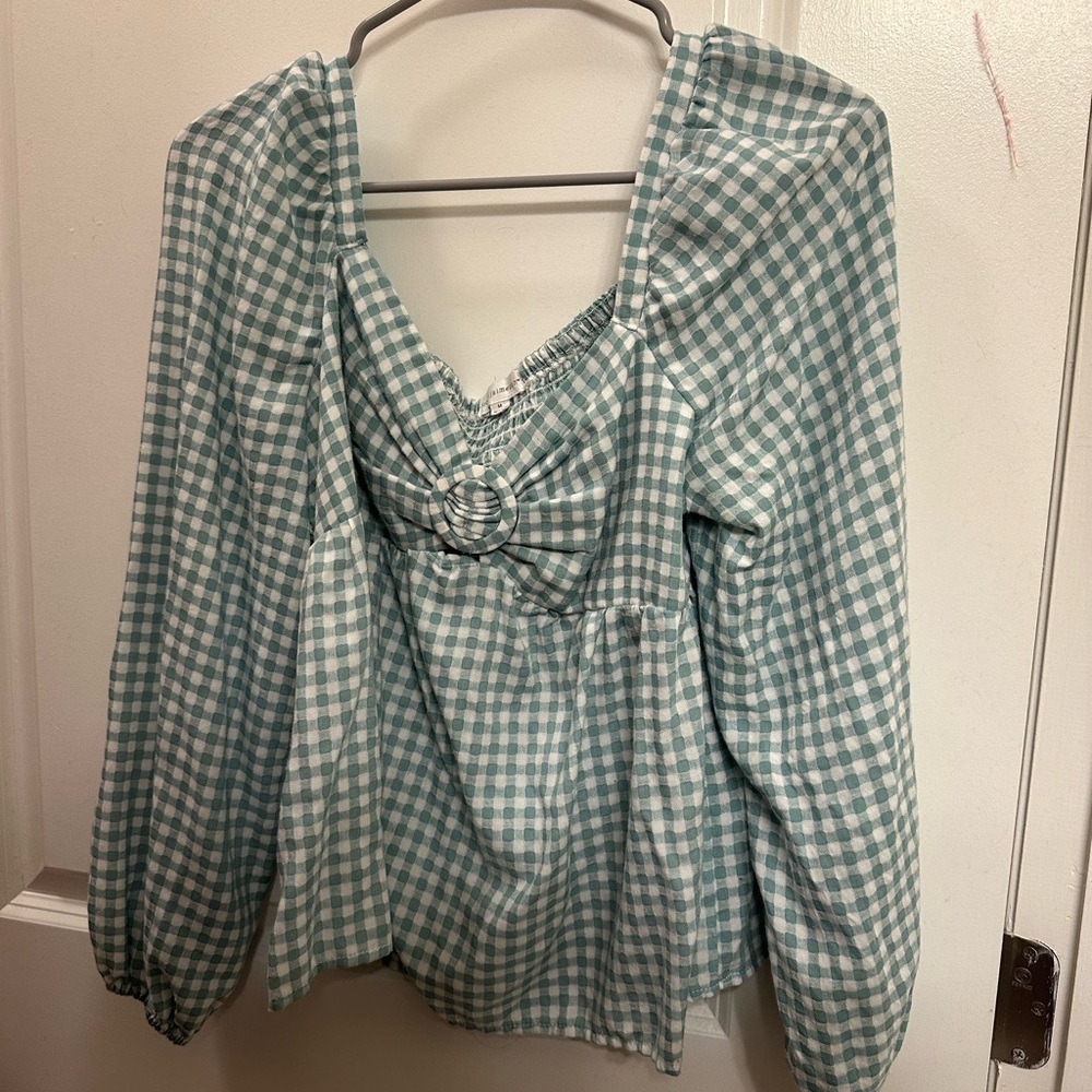 Gingham Top